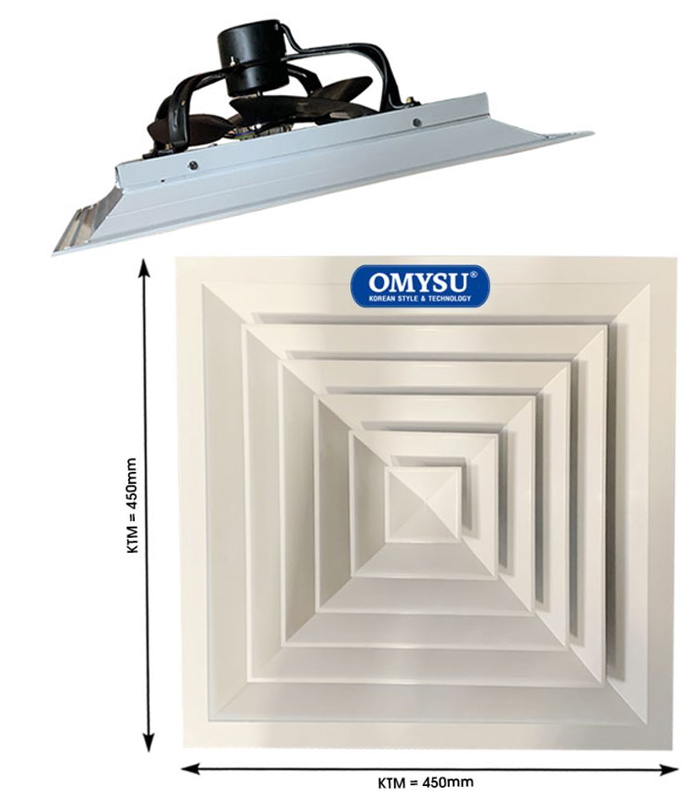 Quạt hút âm trần công nghiệp 450